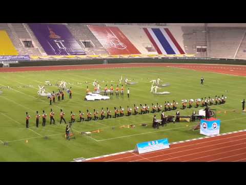 กรมพละ - Phothisamphanphitthayakhan School, Chonburi, Thailand Thailand International Royal Trophy Band Competition 2015 Display Open Class Final round (10 Jan 2015)