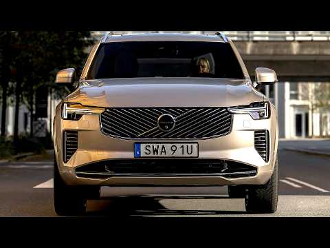 new 2025 volvo xc90 safest luxury suv t8 and b5  interior  drive