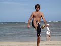 Footbal tricks in Brazil Morro de Sao Paulo 2007