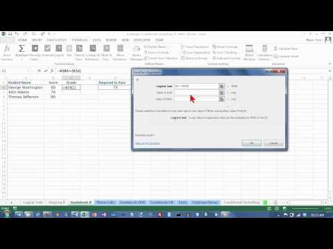 how to perform if statements in excel