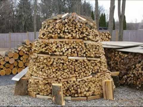How to Build a Holz Hausen | Wood House | Beehive Woodpile | Holzmiete | Holz Haufen