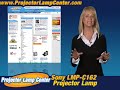 Sony LMP-C162 Projector Lamp