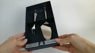 Серебряный набор для торта из двух предметов «Фаворит»