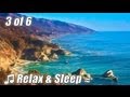 RELAX & SLEEP #3 Relaxing music BIG SUR CA ocean sounds soothing slow jazz muzica sleeping lullaby