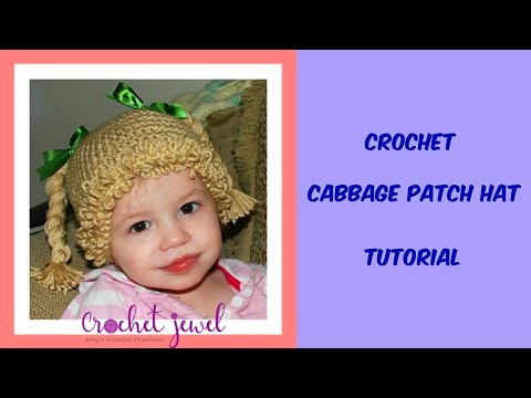 how to knit a cabbage patch hat