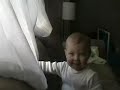 Lila in the Curtains
