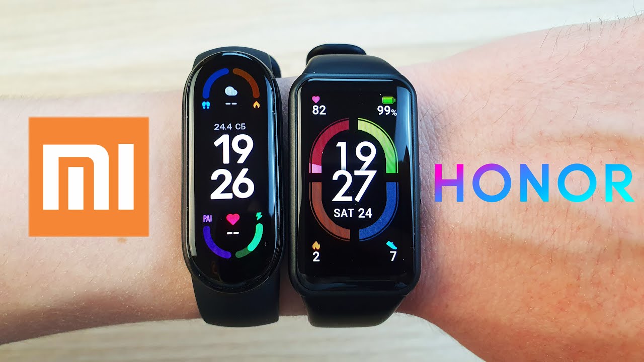 XIAOMI MI BAND 6 VS HONOR BAND 6 - ВЫБИРАЕМ ЛУЧШИЙ ФИТНЕС БРАСЛЕТ! ПОЛНОЕ СРАВНЕНИЕ