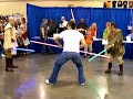 star wars ray park darth maul lightsaber duel  part 2 of 3 