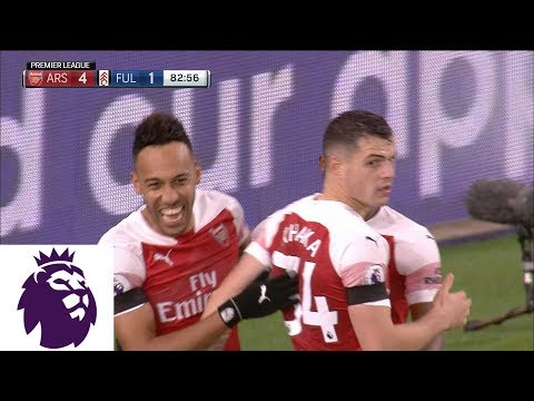 Video: Arsenal's Pierre-Emerick Aubameyang scores off deflection | Premier League | NBC Sports