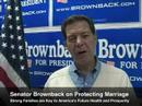 Brownback: Protecting Marriage Brownback: Protecting Marriage