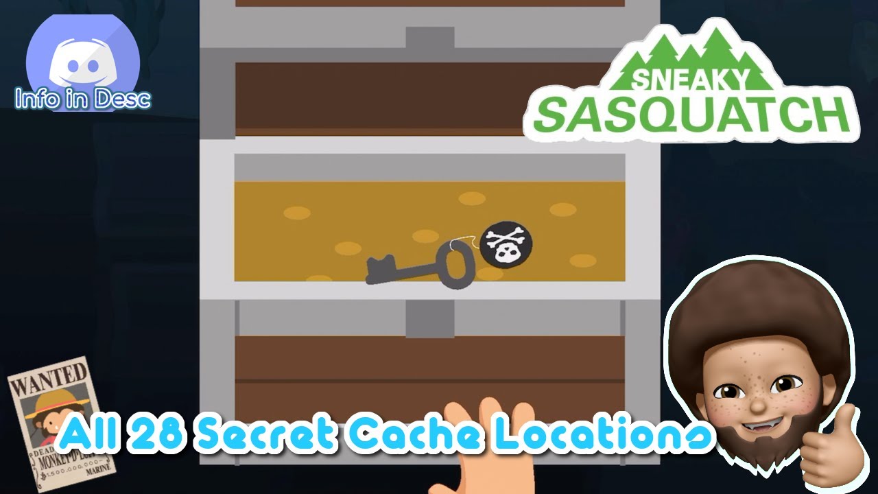 Sneaky Sasquatch - All 28 Secret Caches