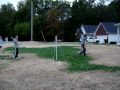 Nick, Logan, Jordan, RJ playing Badminton