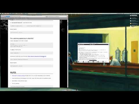 how to enable php on a mac