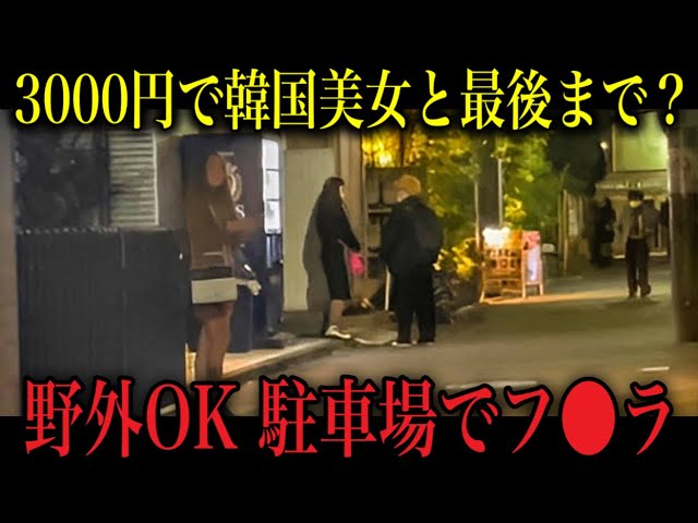 1万円で立ちんぼのパパ活女子と何人遊べるのか？新大久保（新宿百人町）編