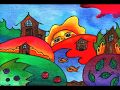 Lierre Foest - Houses Artwork - Watercolor ACEO Paintings Camille Saint-Saens Aquarium