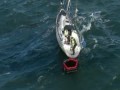 Reddingsactie op zee van zeilboot