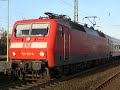 InterCity bei der Abfahrt in Herford mit BR 120