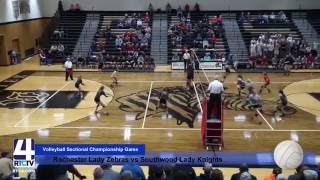 Sectional Volleyball Rochester vs Southwood
