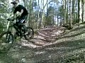 Downhill mountain bike 16ft step down