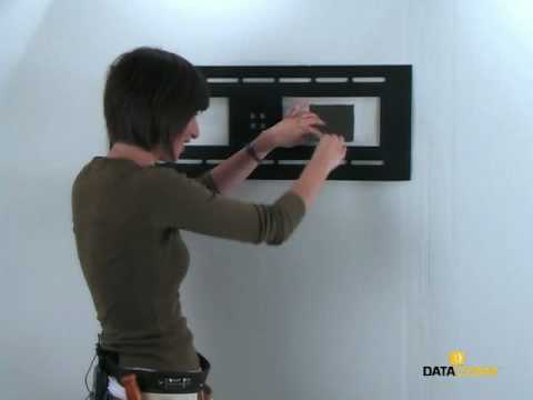 how to fit lcd tv on wall