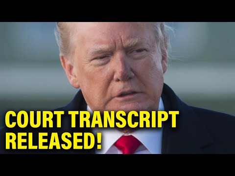 NEW: SHOCKING Transcript from Trump search hearing RELEASED, shows