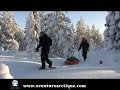 Randonn�e raquette autour de Kuusamo en Finlande