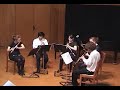 new zealand secondary school chamber music contest
twenty past nine: 
jennifer timmons - flute
peter ou - oboe
lilla dittrich - french horn
lizzy ogle - bassoon
seb recordon -- clarinet
