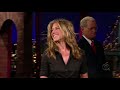 a clip from her david letterman show.