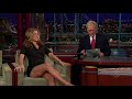a clip from her david letterman show.