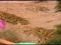 Tras las lluvias sufridas en la comarca, el rio Gorgos, normalmente seco, se sale
