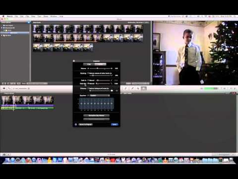 how to isolate audio from video in imovie