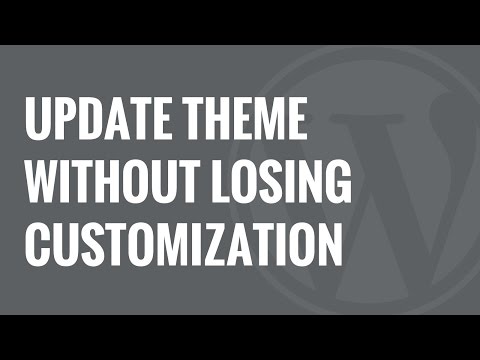how to update wordpress theme