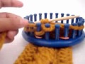 Loom Knitting: 4 Stitch Left Cross Cable