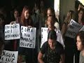 Ocupação Reitoria da UNB - ocupantes do térreo