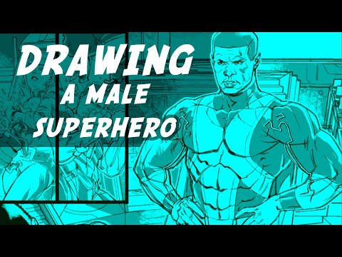 video-linktoworks-How to draw a Superhero