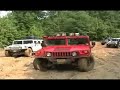 Hummer takes river as  road