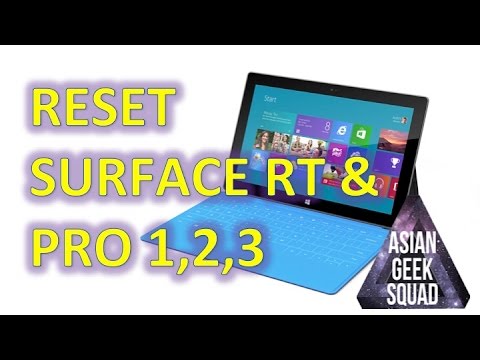 how to rebuild surface rt