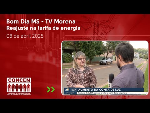 Reajuste tarifário anual - TV Morena - 8/4/2025