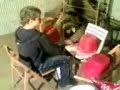 Batteria con secchi Batteria con secchi