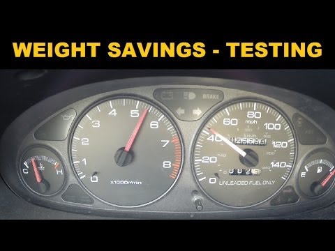 Acura Integra Weight Reduction - Acceleration Testing - Stage 1