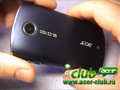 Обзор Acer E310 Liquid Mini (black)