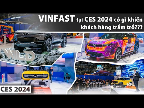 Gian hàng Vinfast tại CES 2024 có gì khiến khách hàng trầm trồ??? |XEHAY.VN|