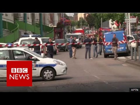 France church attack: Priest killed in hostage-taking near Rouen - BBC News