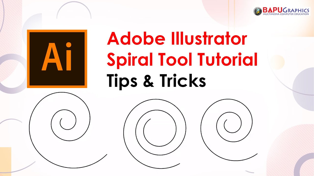 Adobe Illustrator Spiral Tool Tutorial