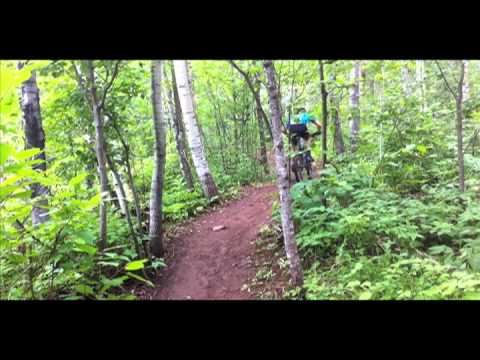 Mountain Biking in Lester Park, Duluth, MN