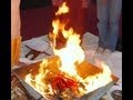 SAI BABA APPEARING IN HAVAN FLAME -SAI BABA SAAKSHAAT DARSHAN - 14Apr2012