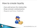 Creating Client Loyalty