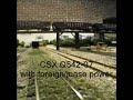 csx freight train in ho scale