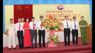 Đại hội đại biểu Đảng bộ phường Yên Thanh lần thứ V nhiệm kỳ 2020-2025