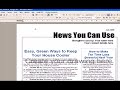 How to insert a masthead into your real estate newsletter How to insert a masthead into your real estate newsletter
